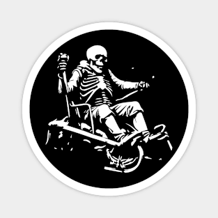 Santa Claus Skeleton Magnet